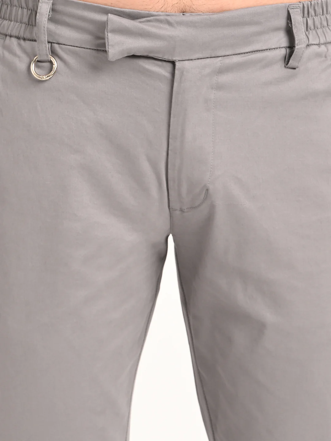 Men Stretch Trousers with Utility Pockets - Image 6