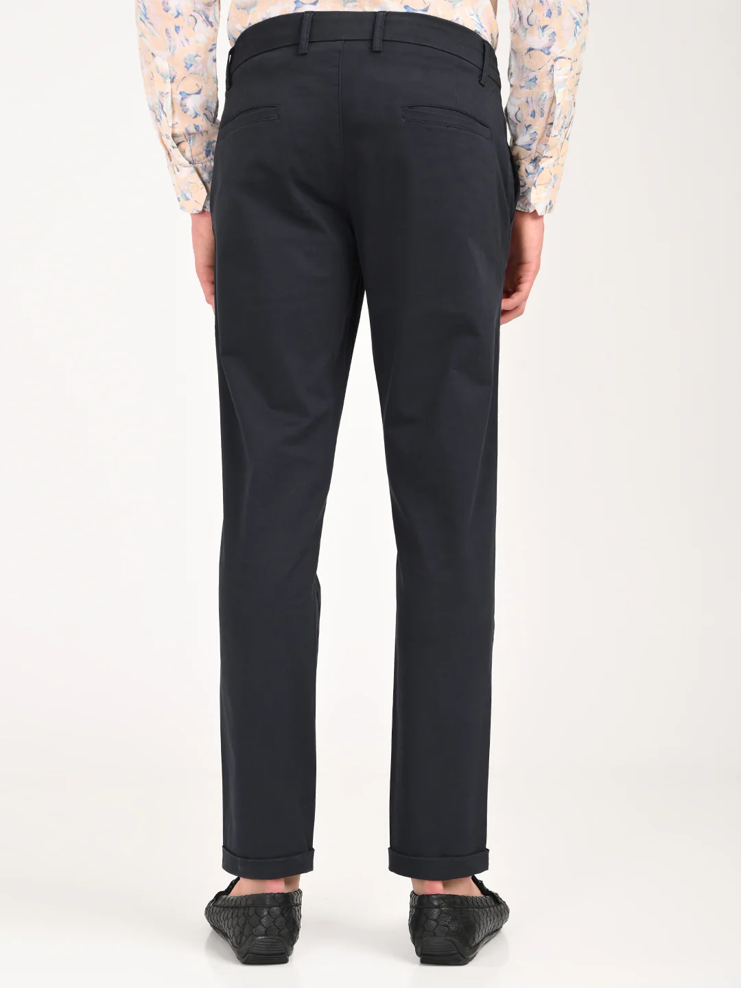 Men Stretch Trousers with Utility Pockets - Image 3