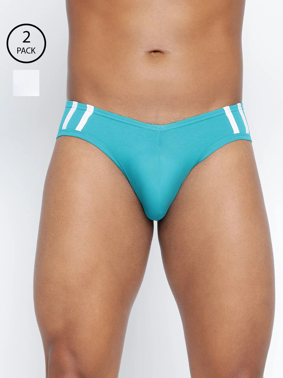Men Striped Fashion Brief Pack of 2