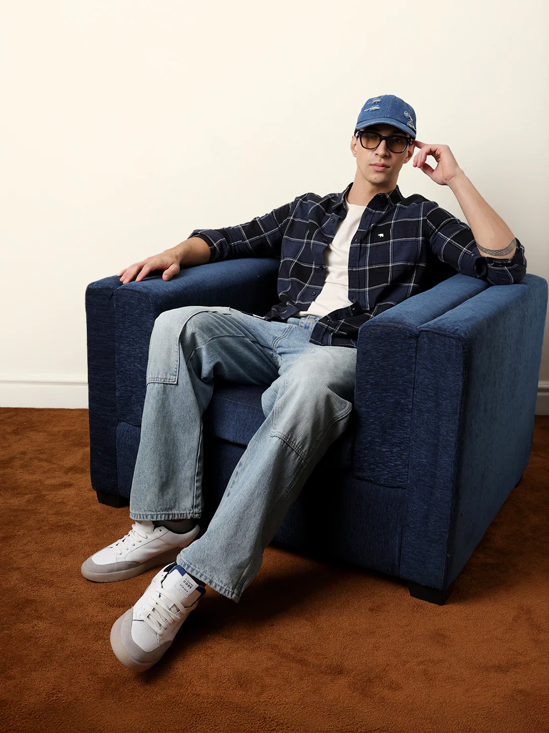 Men Striped Casual Full-Sleeve Shirt - Image 3