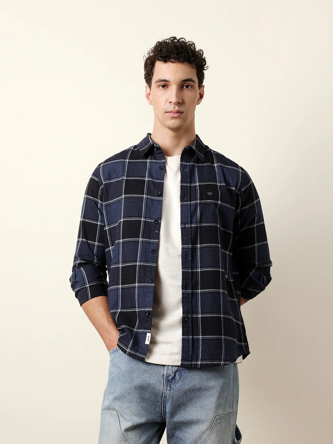 Men Striped Casual Full-Sleeve Shirt - Image 4
