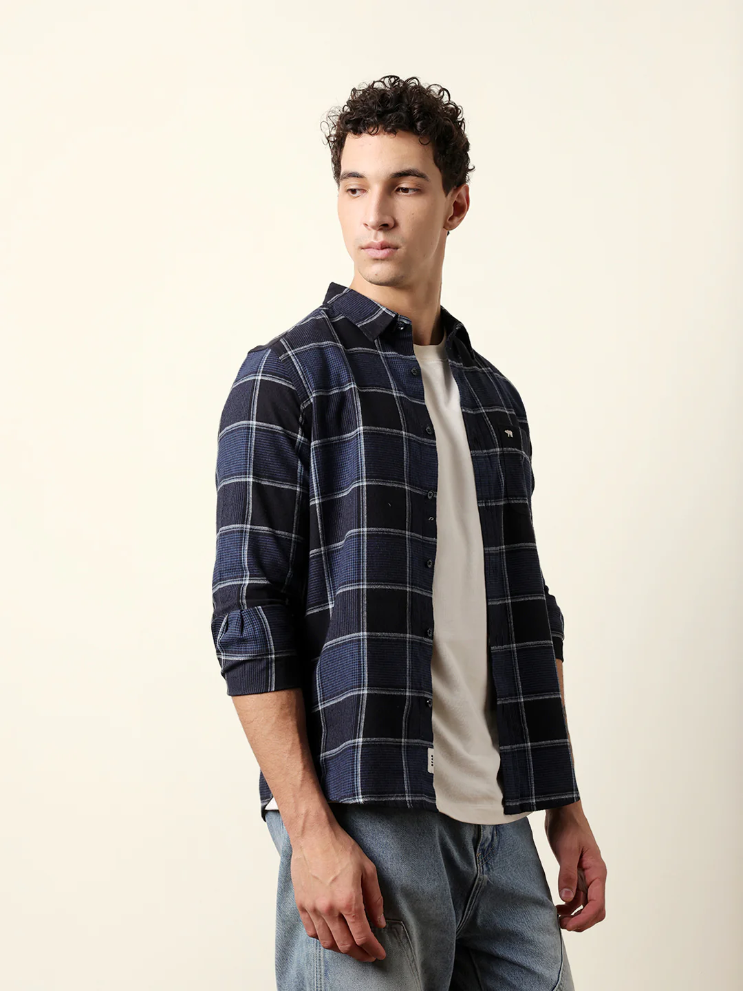 Men Striped Casual Full-Sleeve Shirt - Image 6
