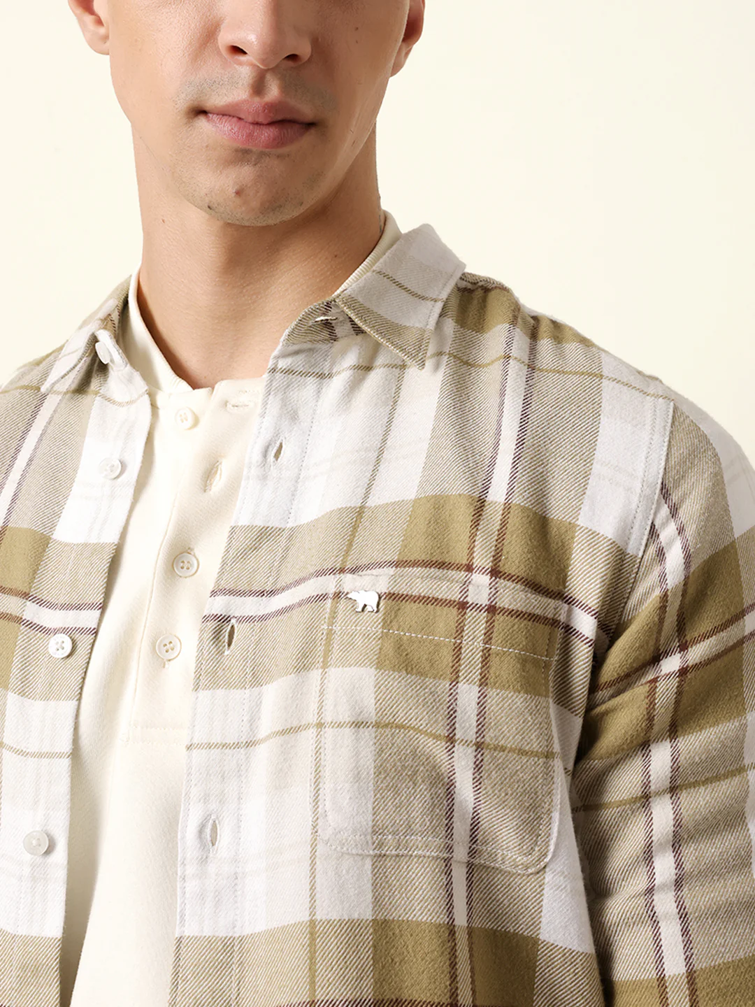 Men Striped Casual Full-Sleeve Shirt - Image 6