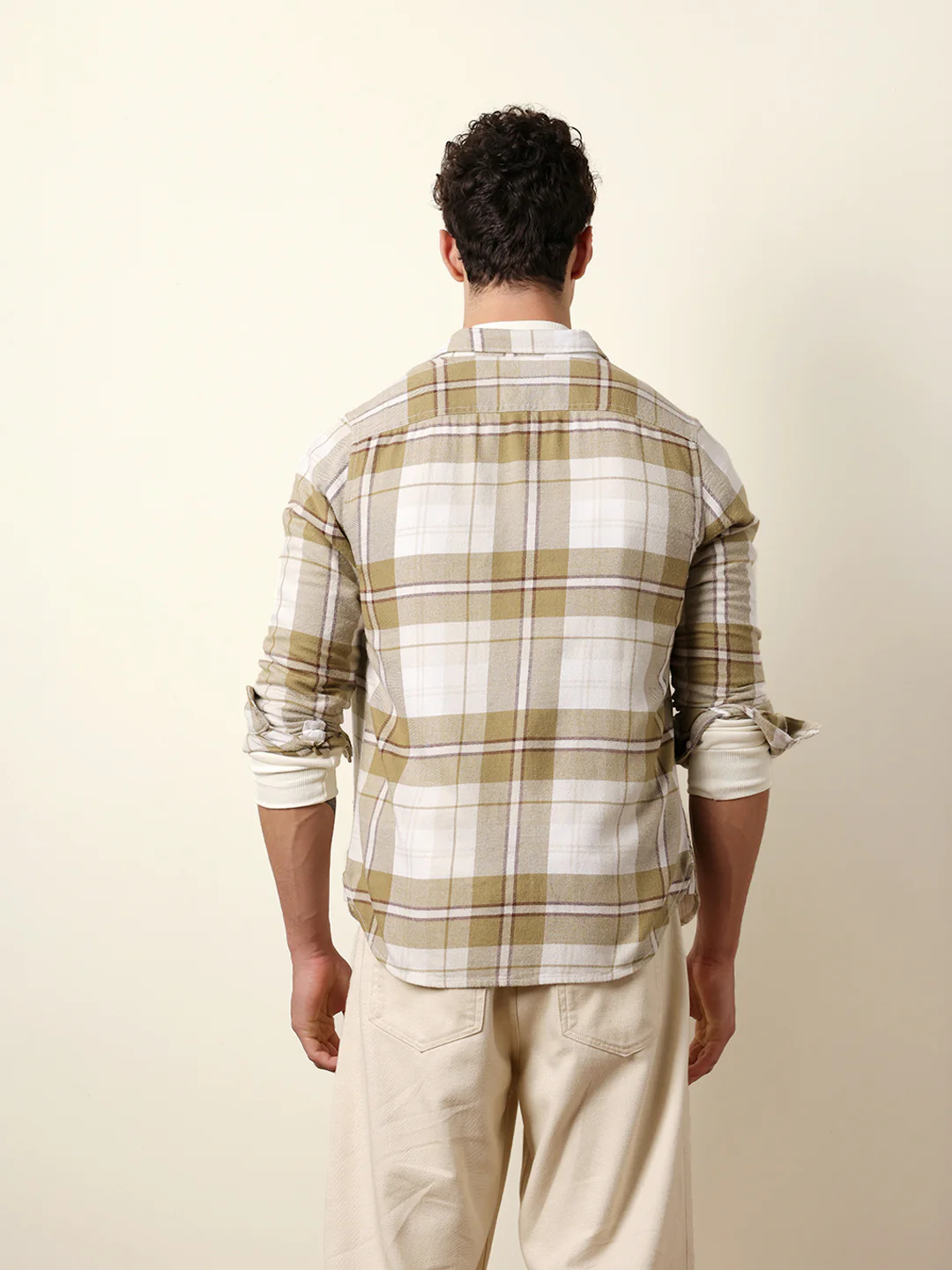 Men Striped Casual Full-Sleeve Shirt - Image 7