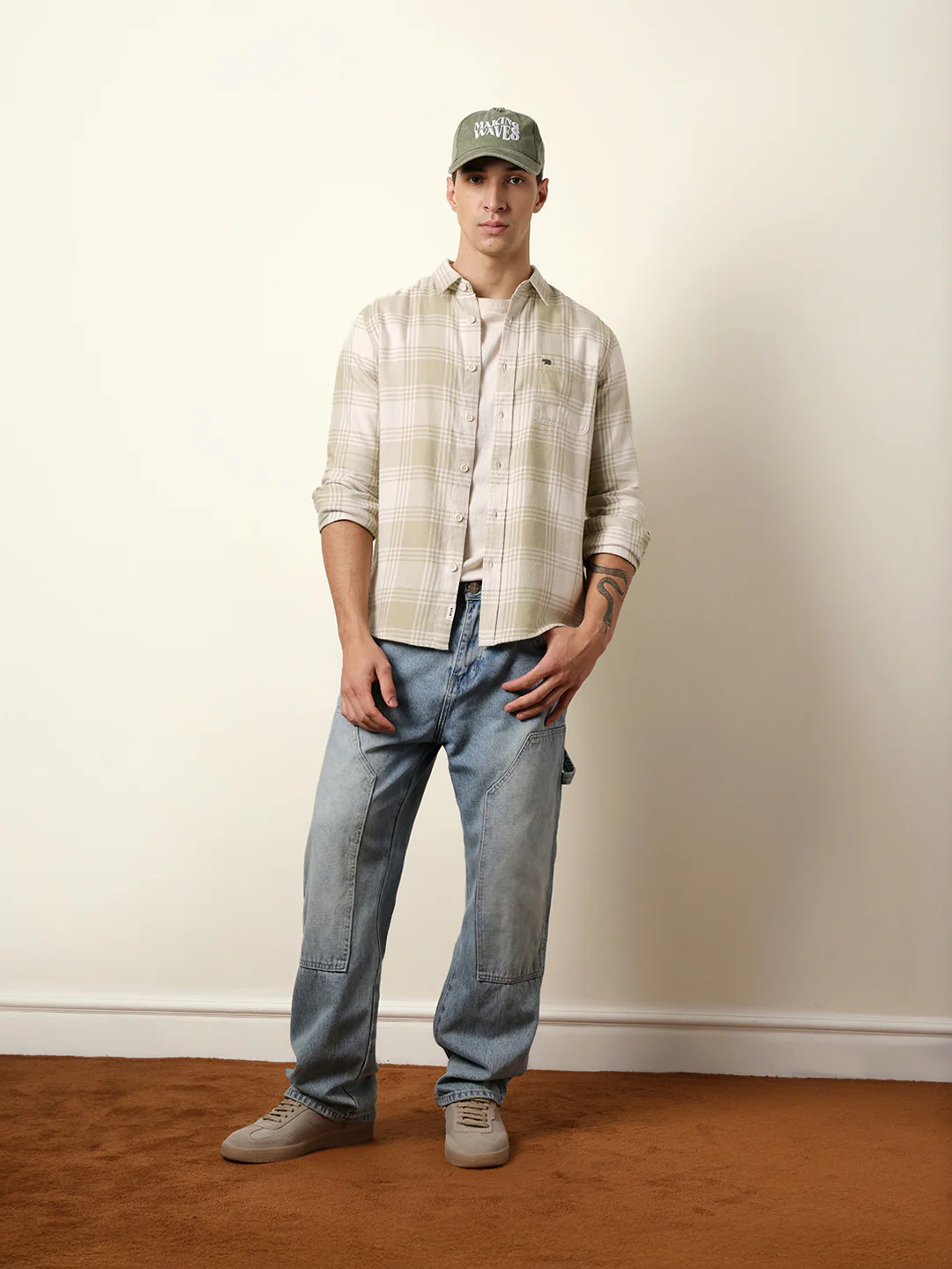 Men Striped Casual Full-Sleeve Shirt - Image 2