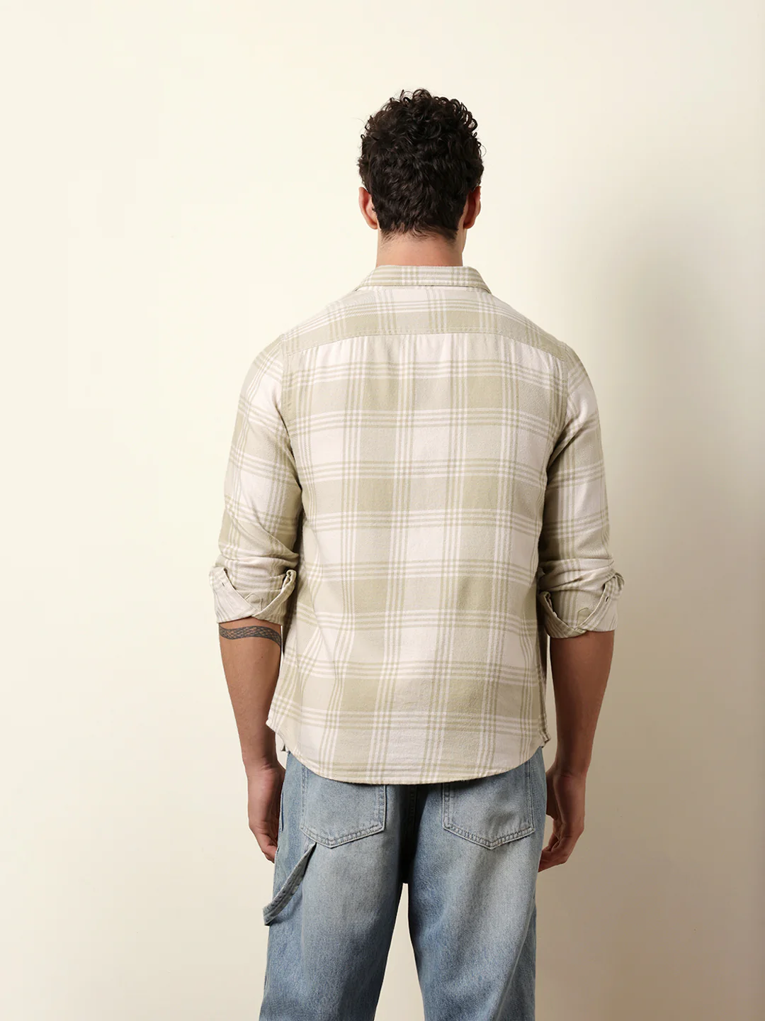 Men Striped Casual Full-Sleeve Shirt - Image 7