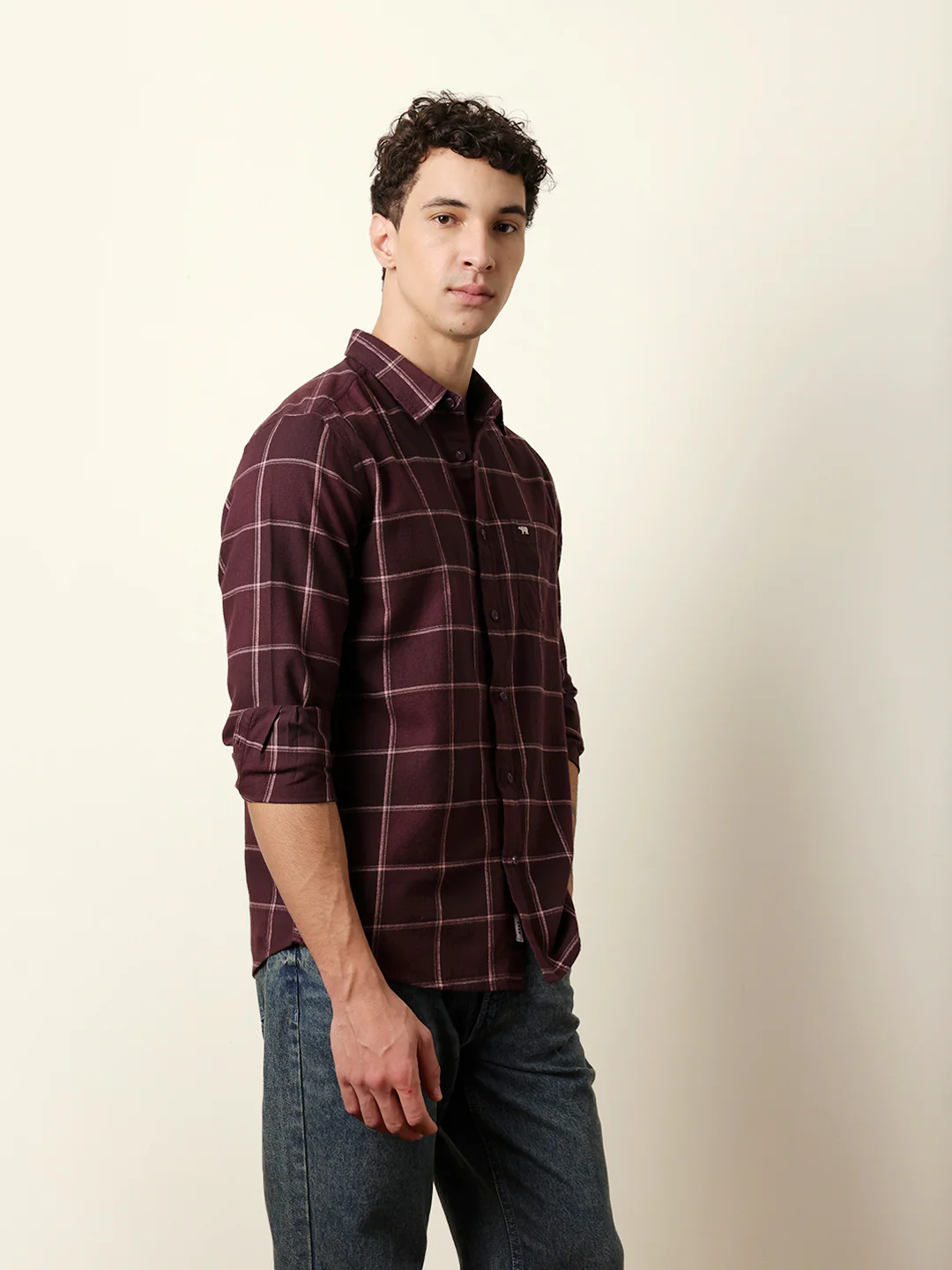 Men Striped Casual Full-Sleeve Shirt - Image 5