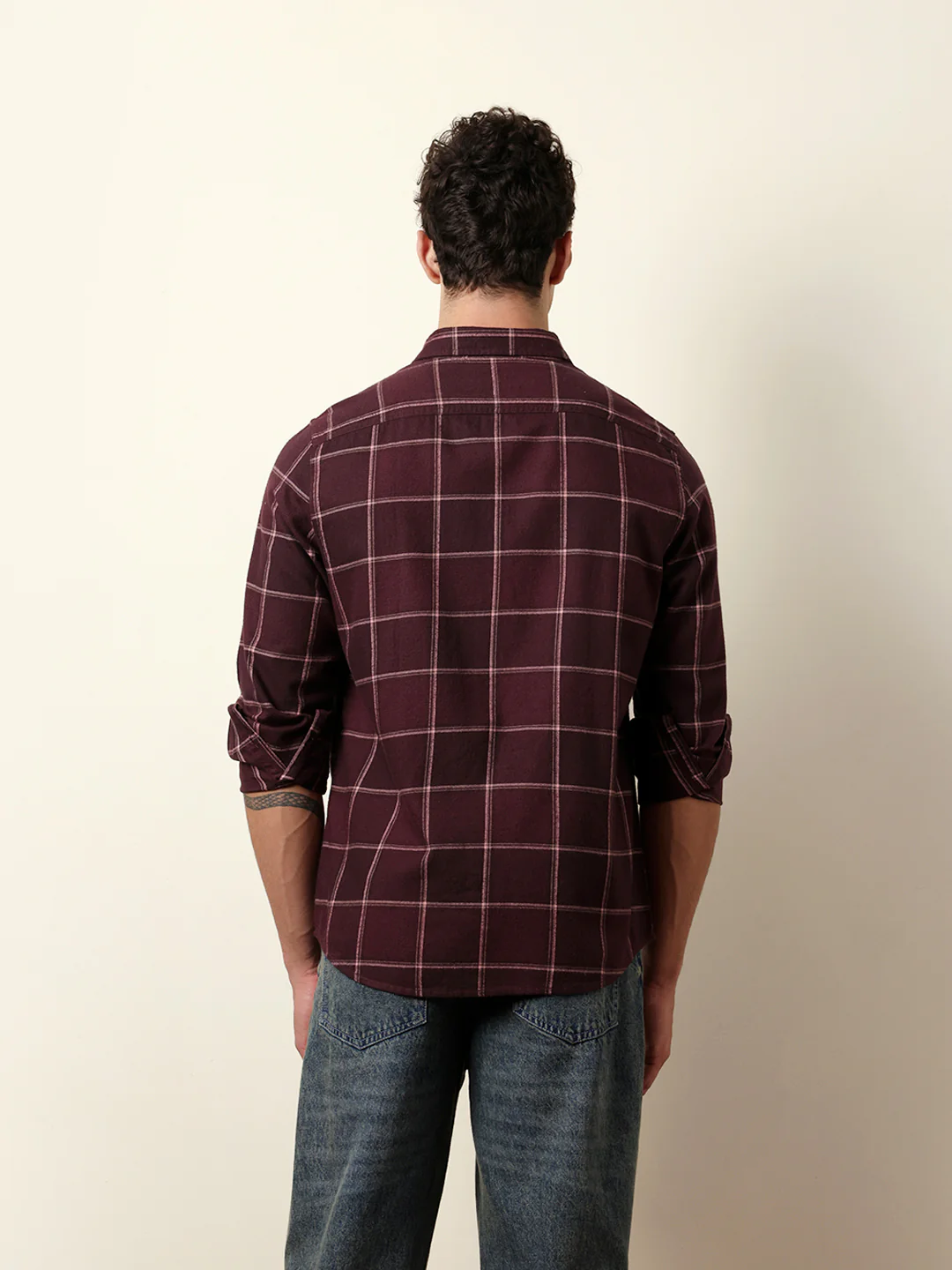 Men Striped Casual Full-Sleeve Shirt - Image 7