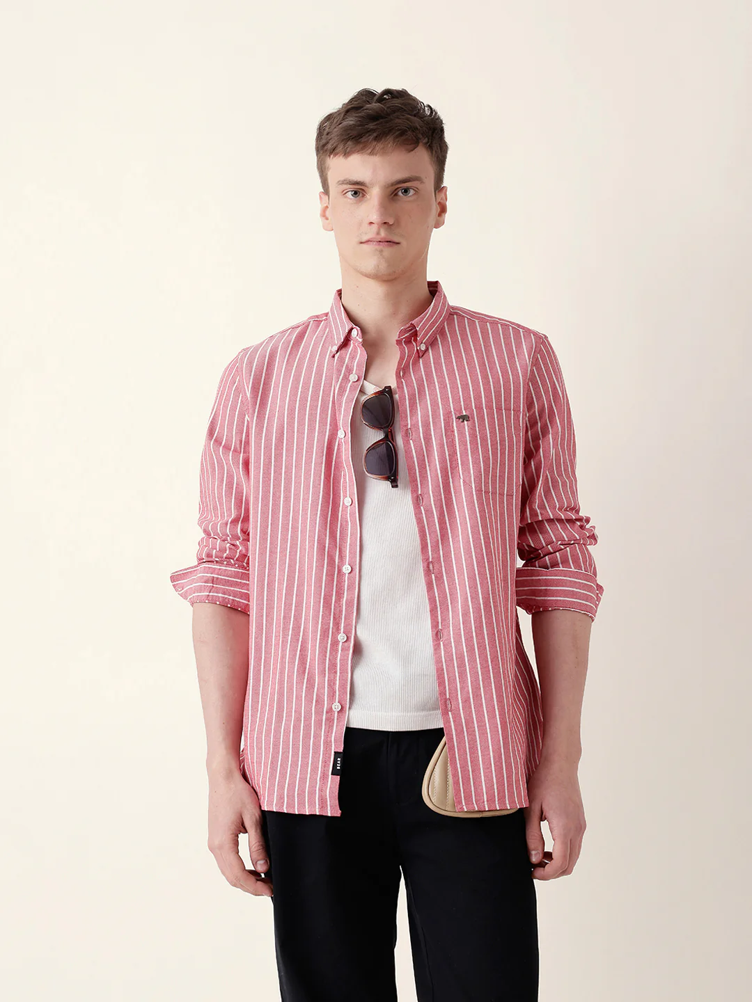 Men Striped Casual Shirt - Image 3