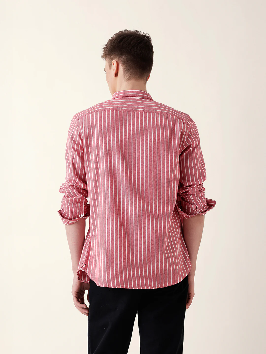 Men Striped Casual Shirt - Image 7