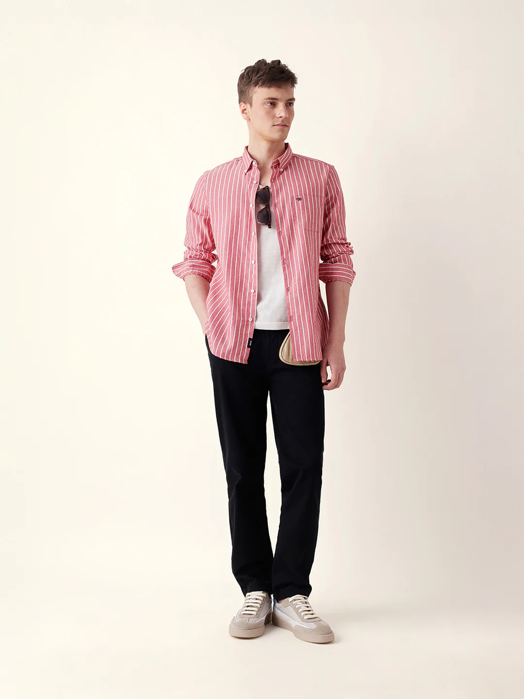 Men Striped Casual Shirt - Image 8