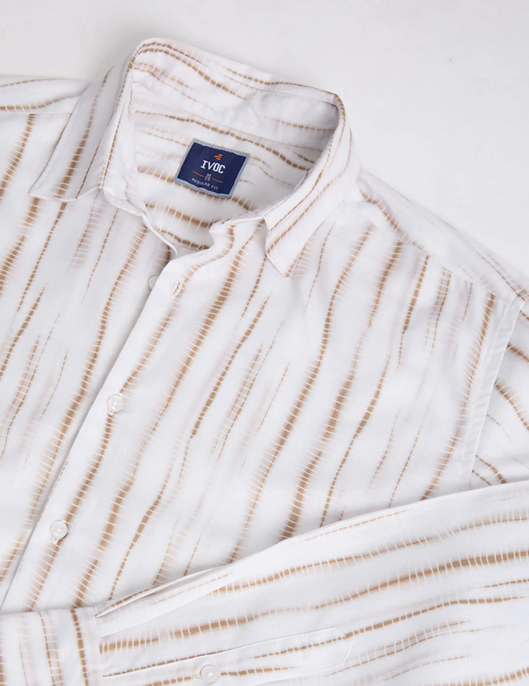 Men Stripes Design Full Sleeve Printed Casual Shirt - Image 7