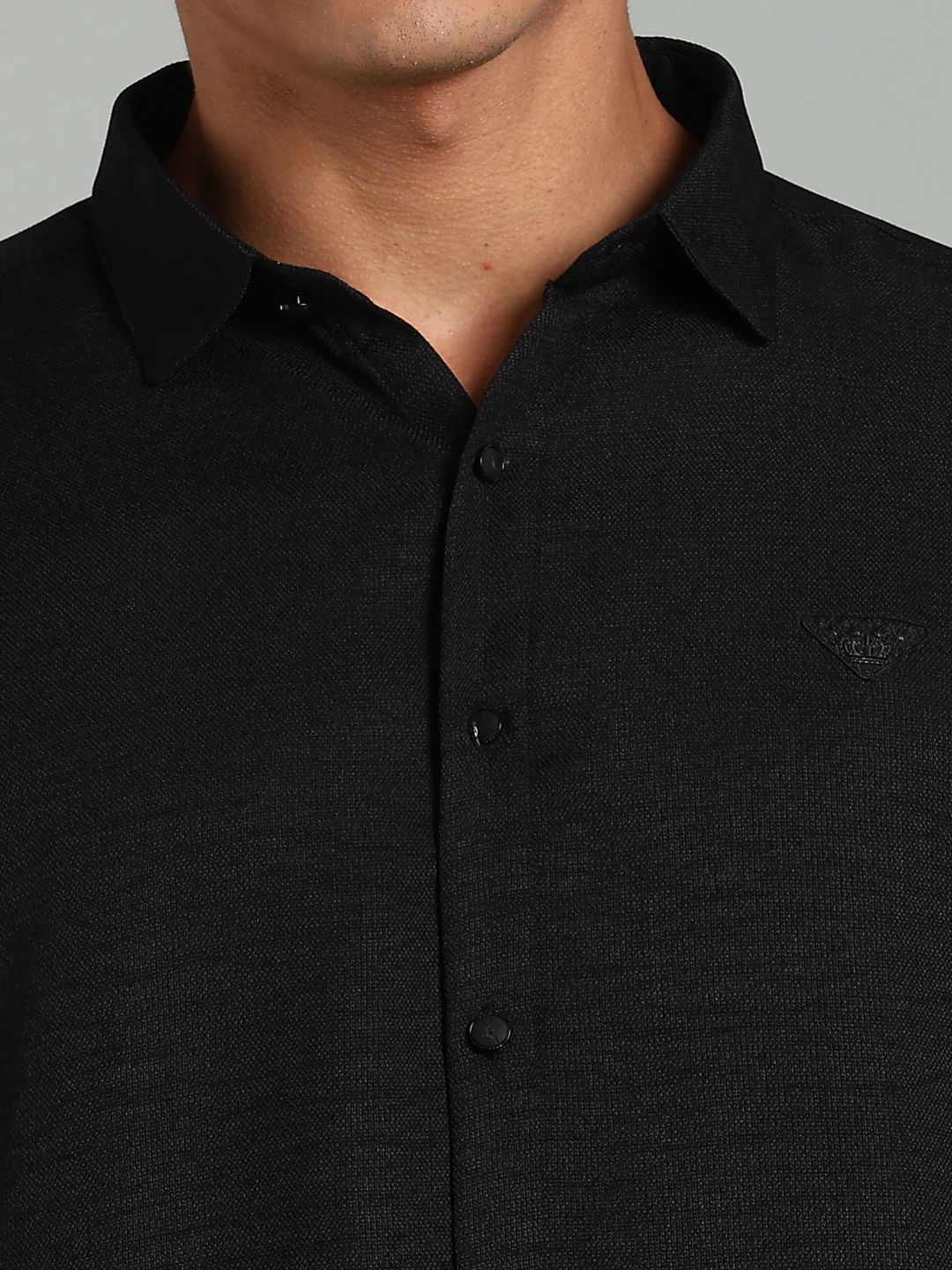 Men Striv Black Solid Shirt - Image 6