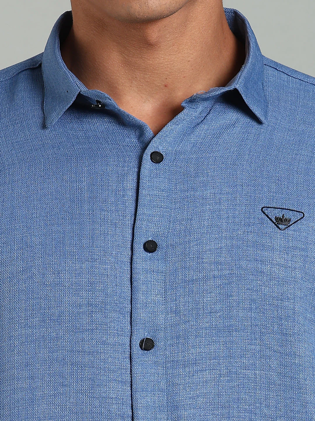 Men Striv Blue Solid Shirt - Image 6