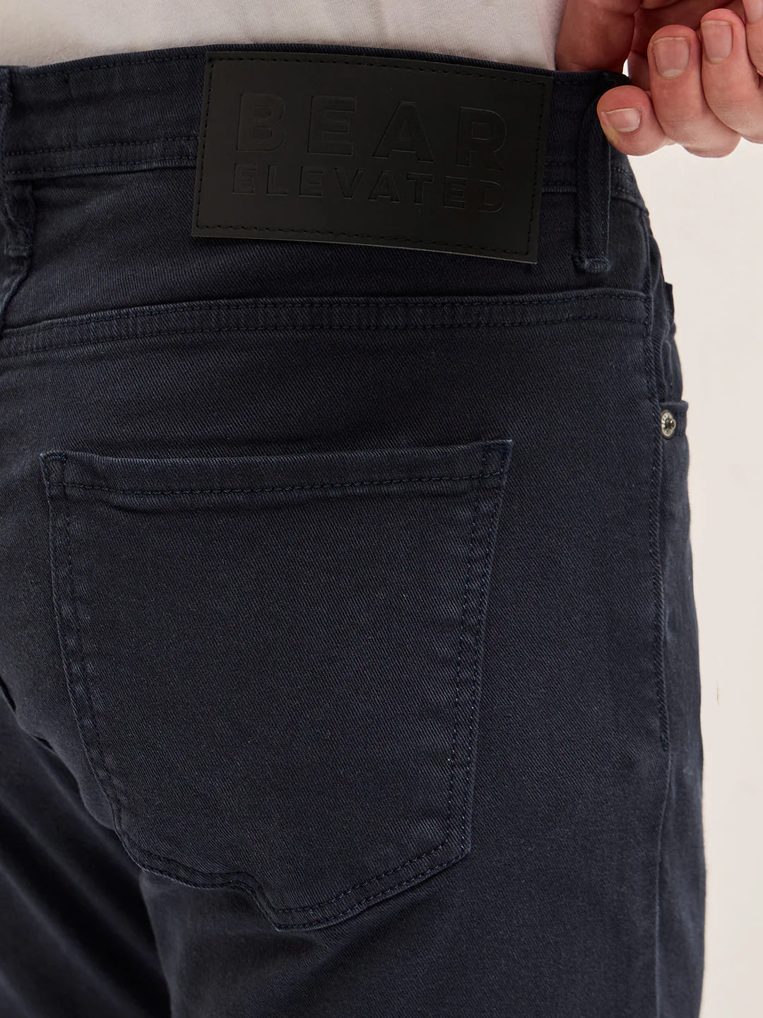 Men Stylish Dark Blue Jeans - Image 6