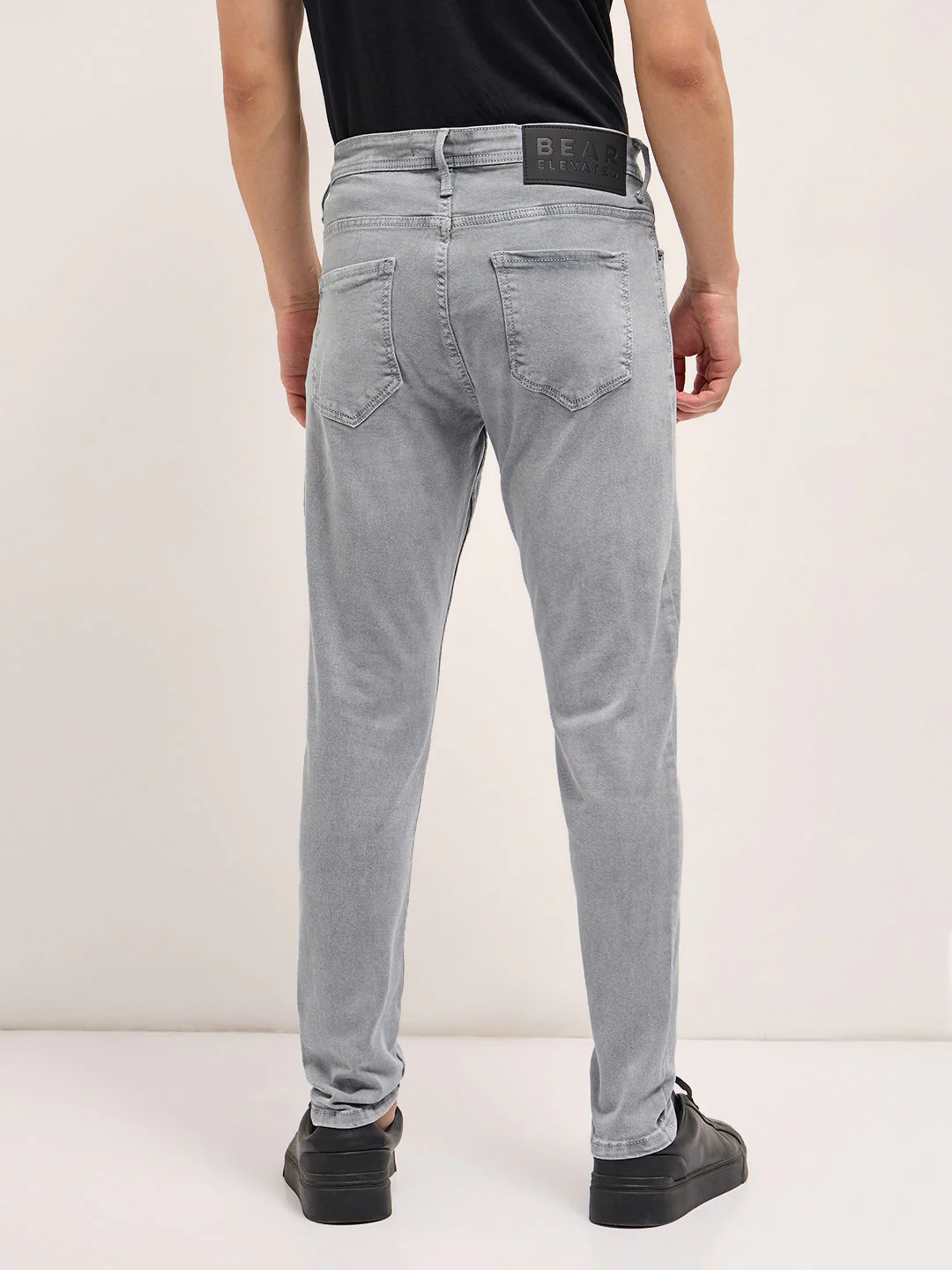 Men Stylish Grey Jeans - Image 3