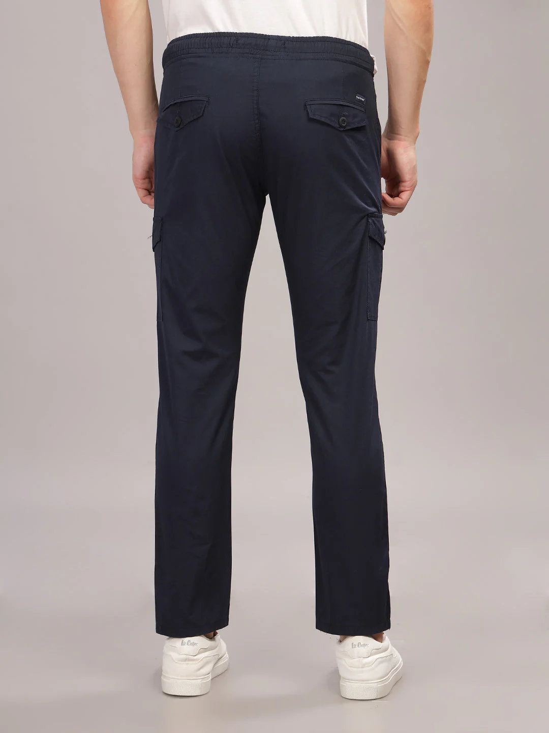 Men Suave Navy Cargo Pant - Image 3