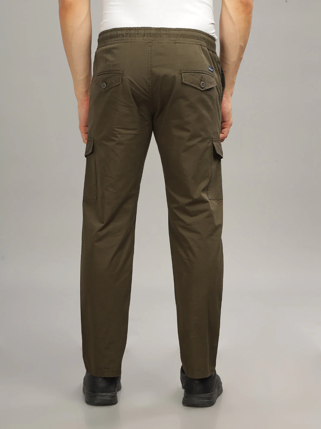 Men Suave Olive Cargo Pant - Image 3