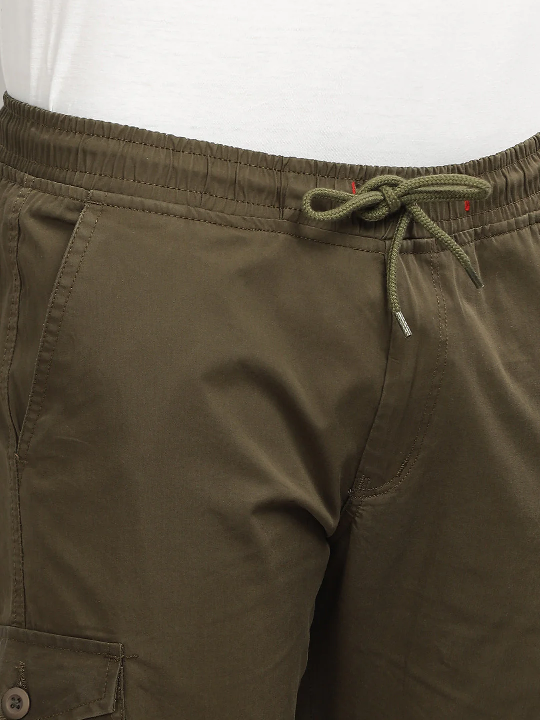 Men Suave Olive Cargo Pant - Image 5