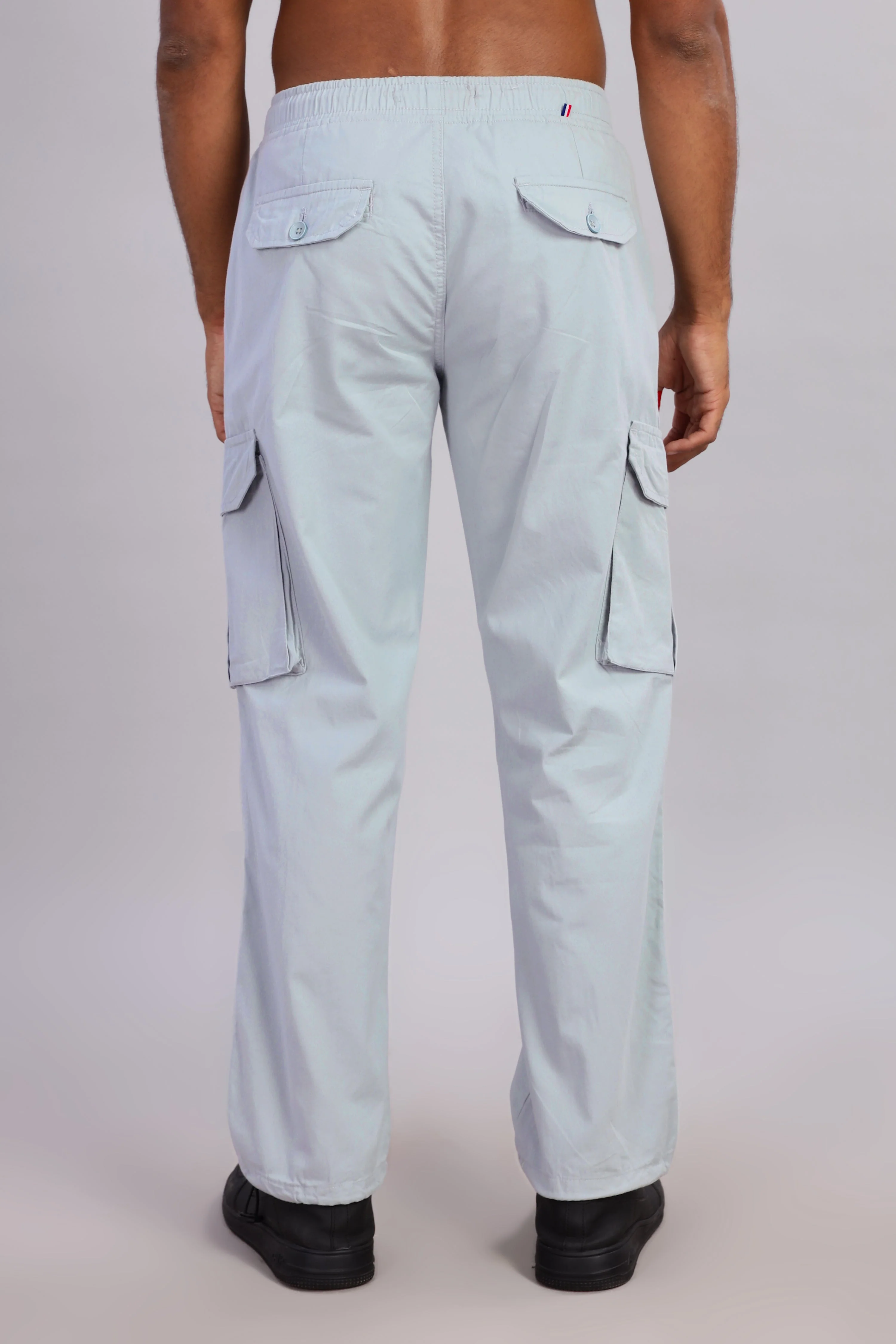 Men Sway Blue Parachute Cargo Pant - Image 2