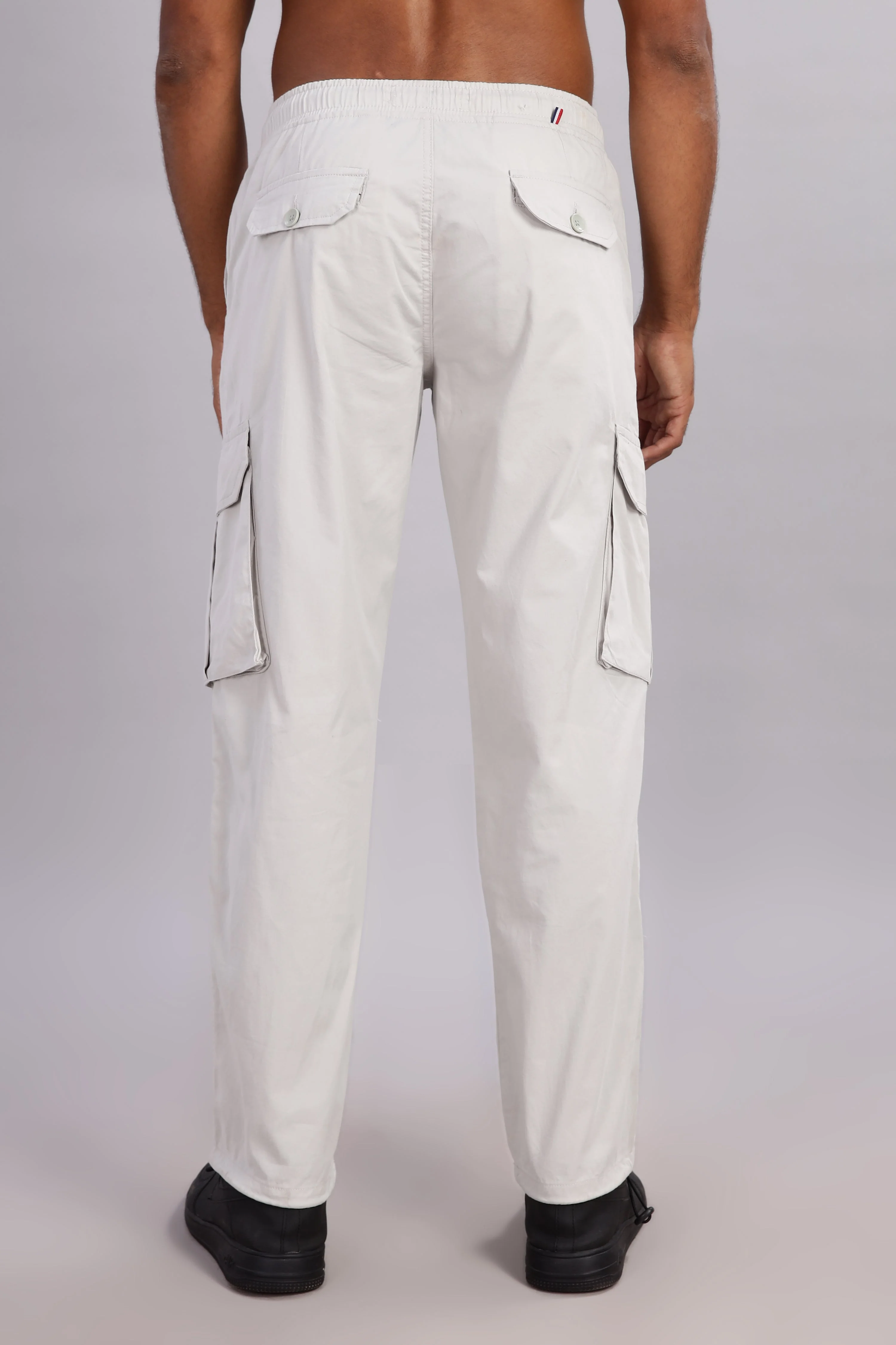 Men Sway Grey Parachute Cargo Pant - Image 2