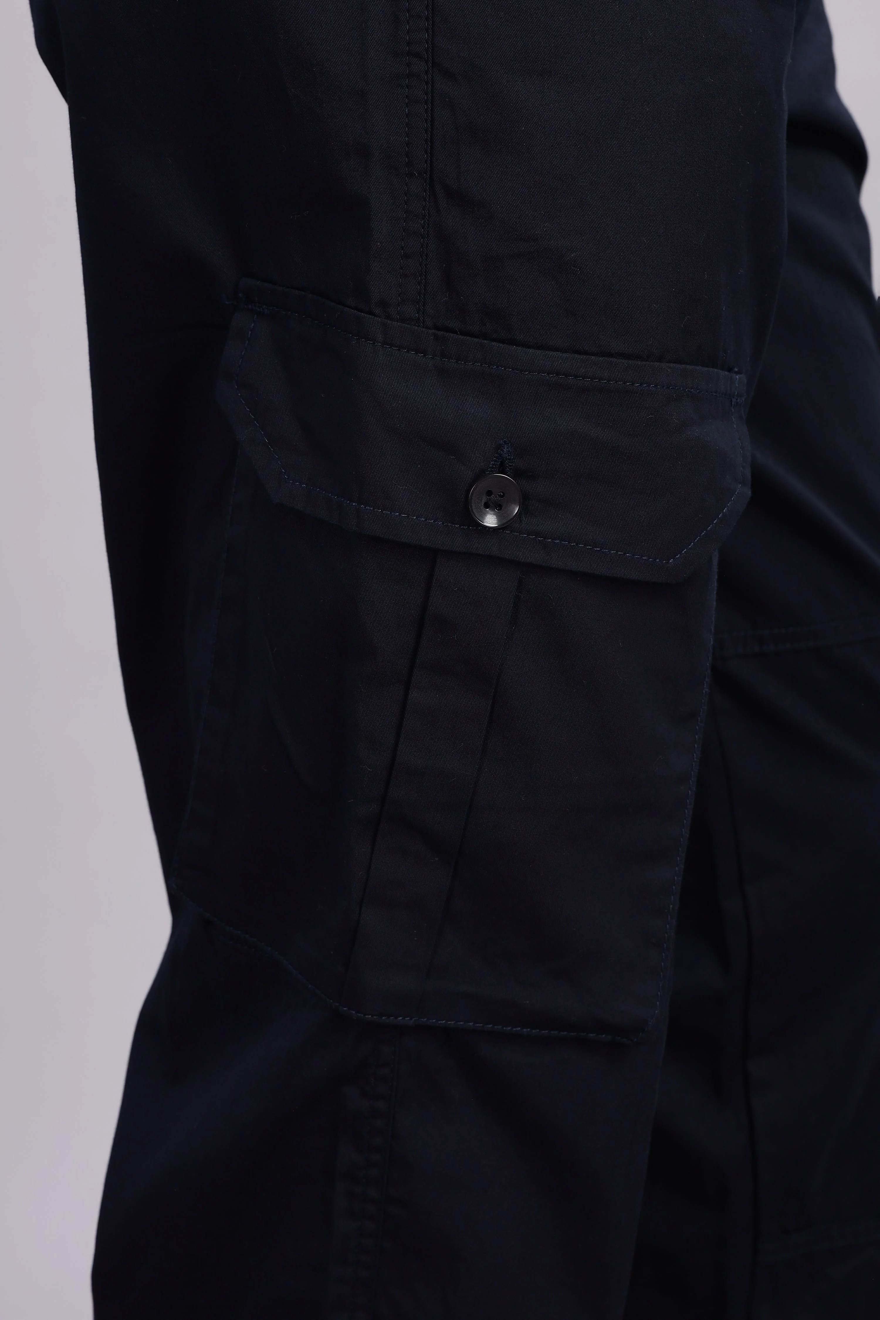 Men Sway Navy Parachute Cargo Pant - Image 4