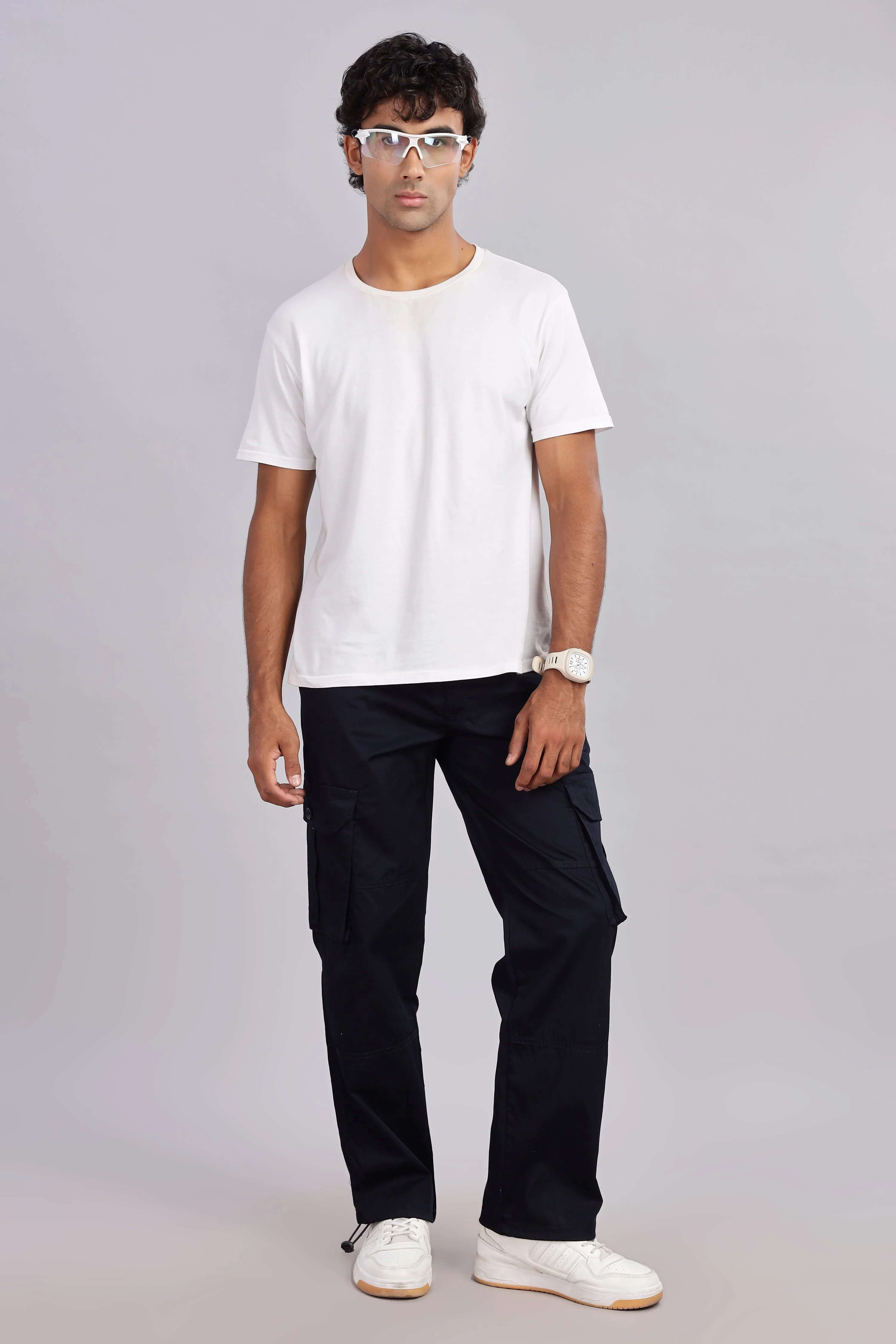 Men Sway Navy Parachute Cargo Pant - Image 6