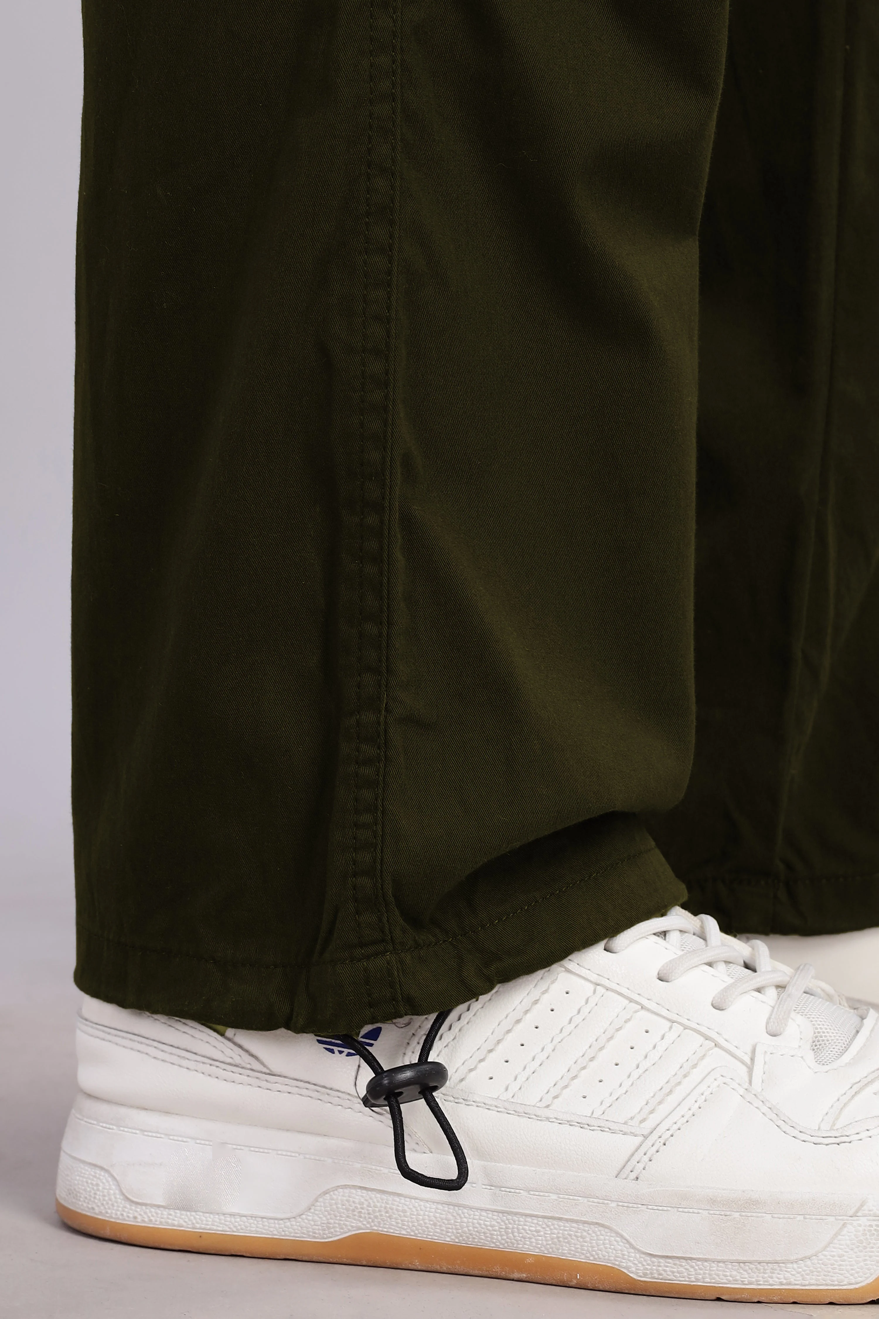 Men Sway Olive Parachute Cargo Pant - Image 7