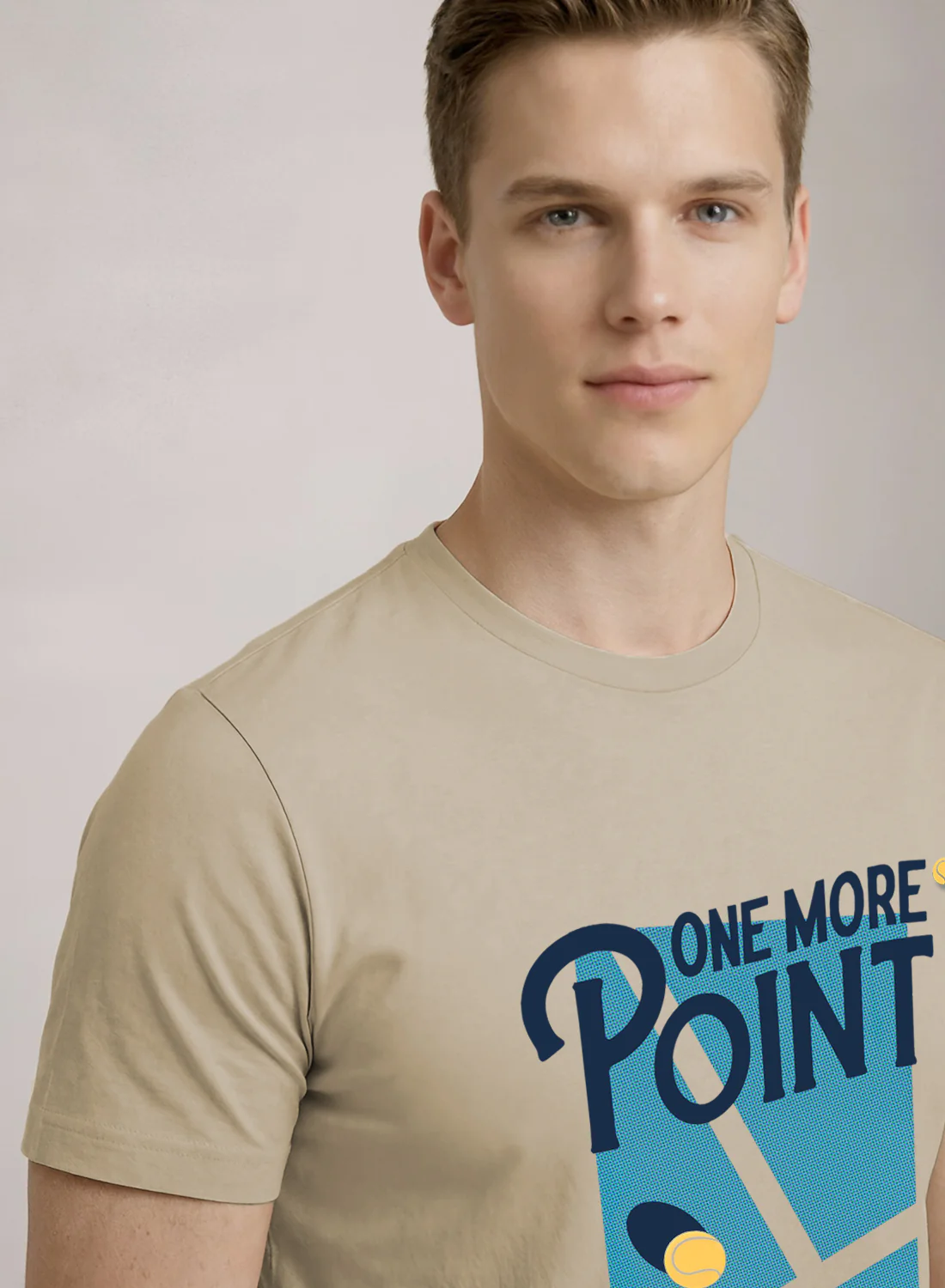 Men Tennis Printed T-Shirt - Image 4
