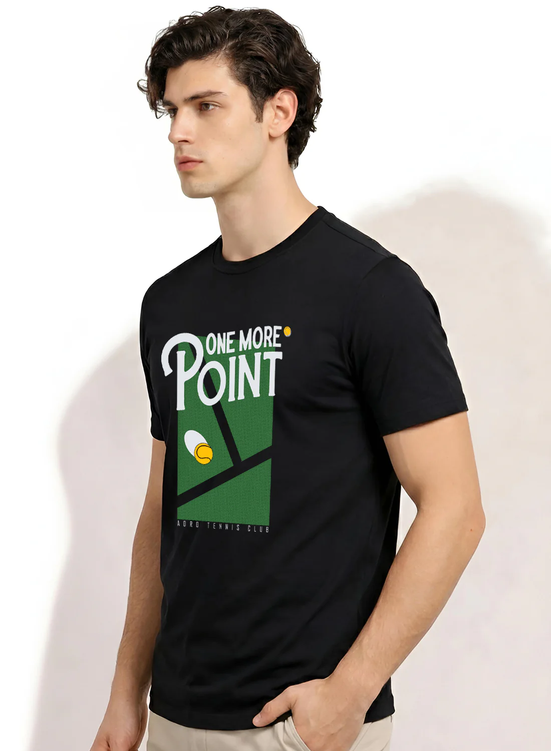 Men Tennis Printed T-Shirt - Image 3