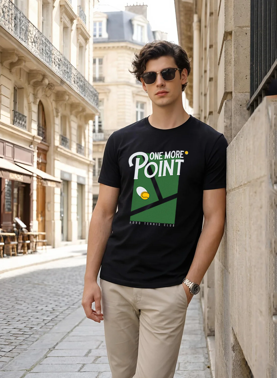 Men Tennis Printed T-Shirt - Image 5