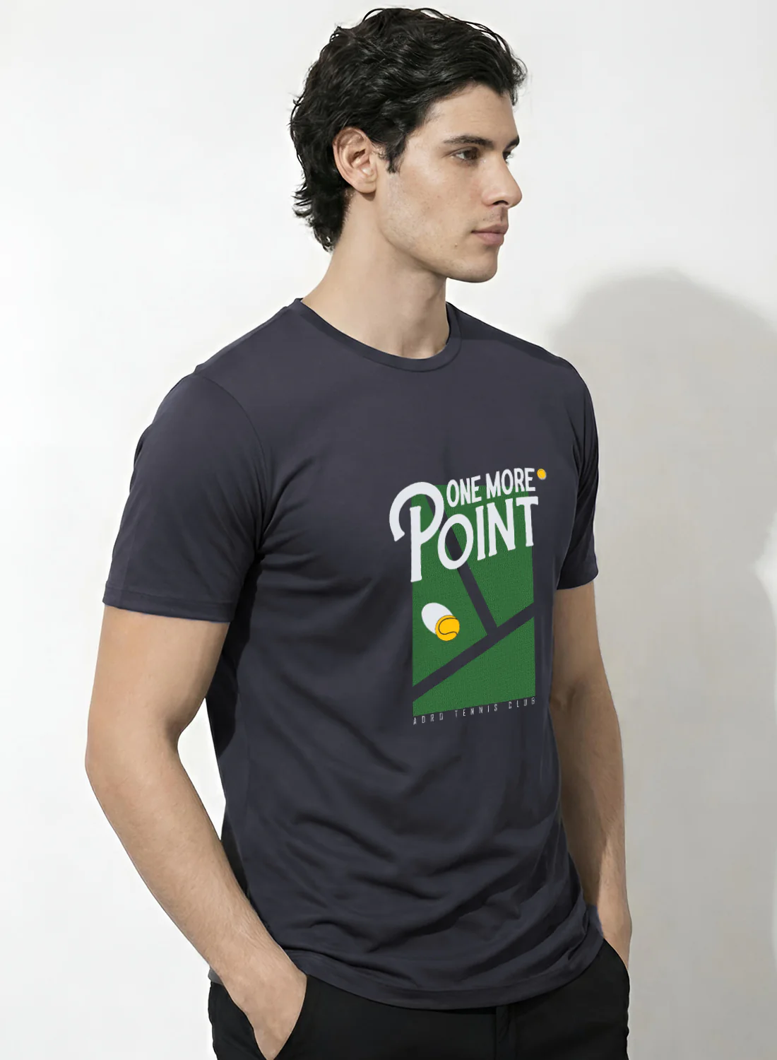 Men Tennis Printed T-Shirt - Image 3