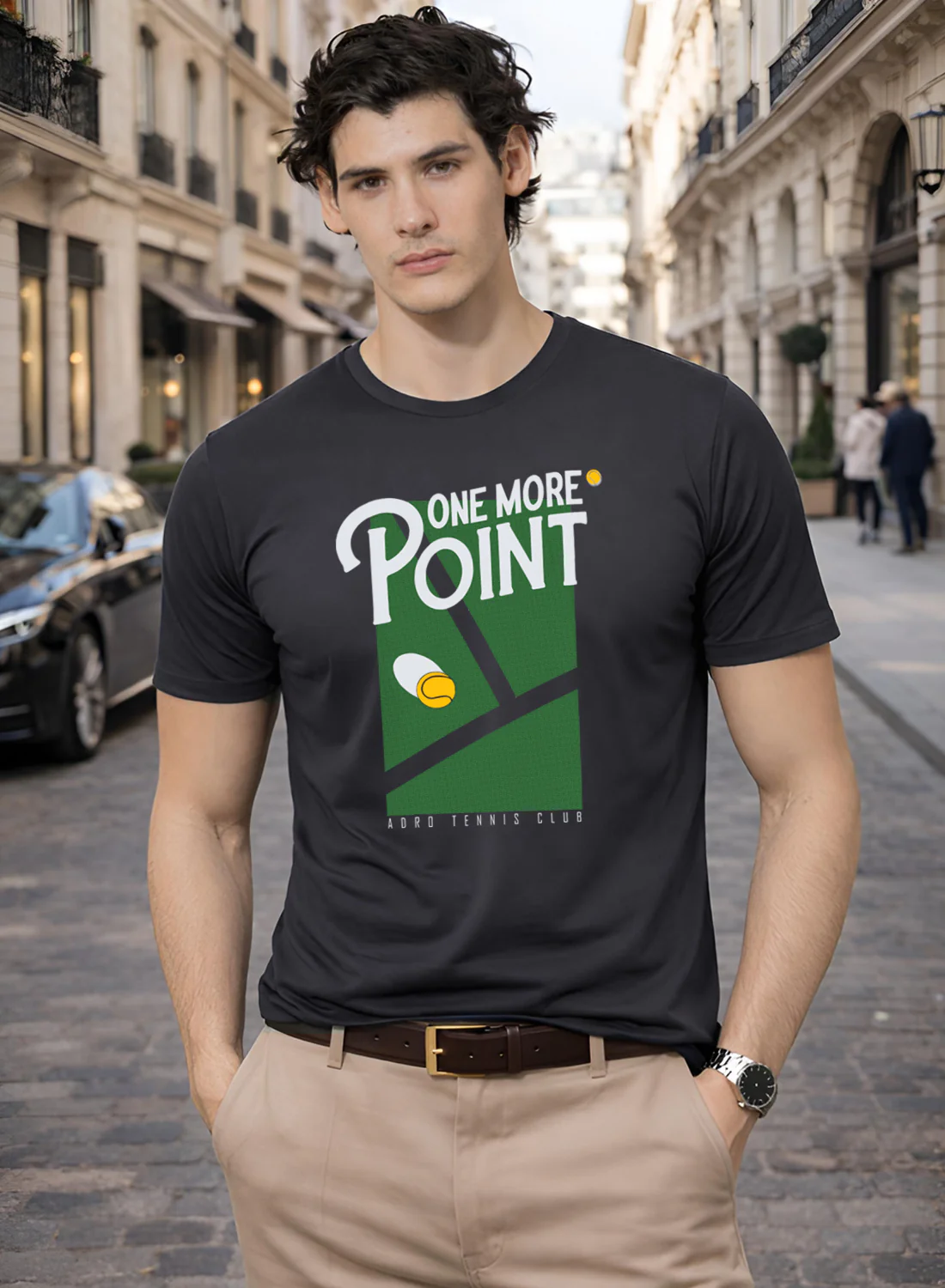 Men Tennis Printed T-Shirt - Image 5