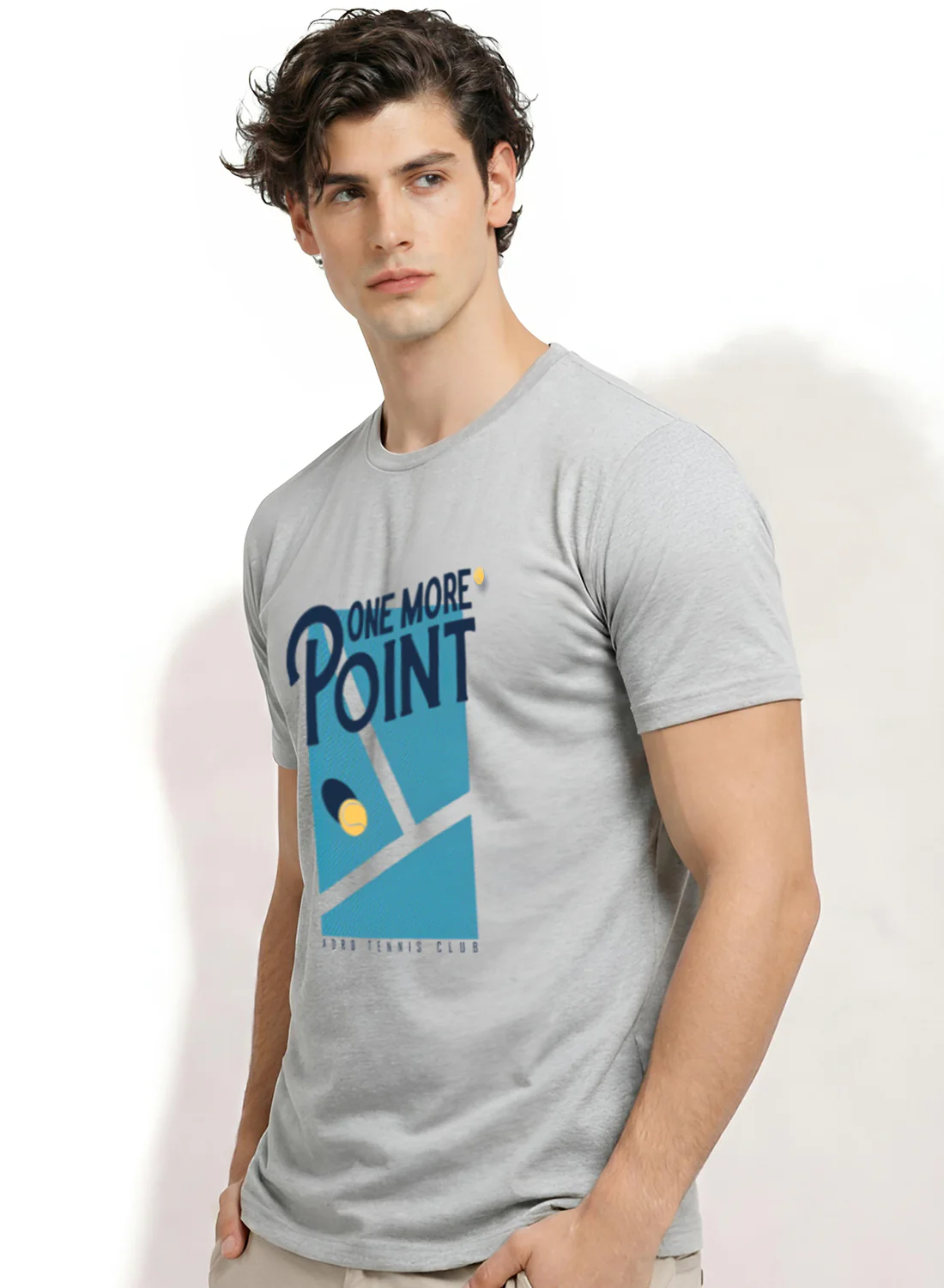 Men Tennis Printed T-Shirt - Image 3