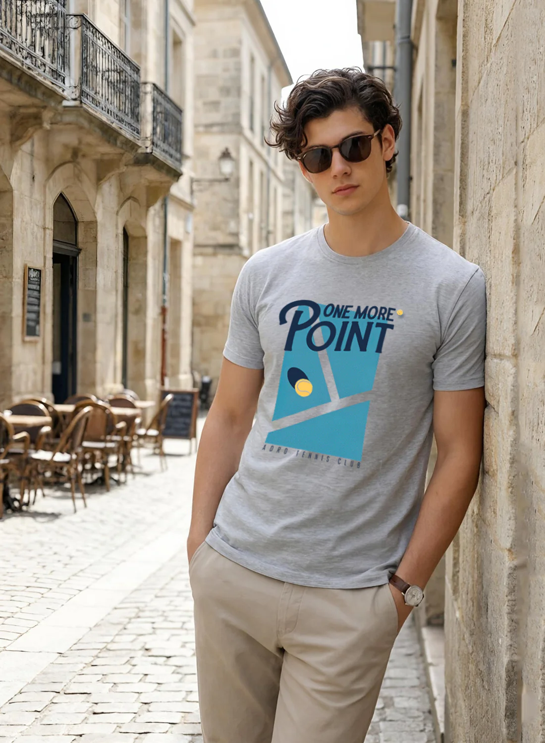 Men Tennis Printed T-Shirt - Image 5