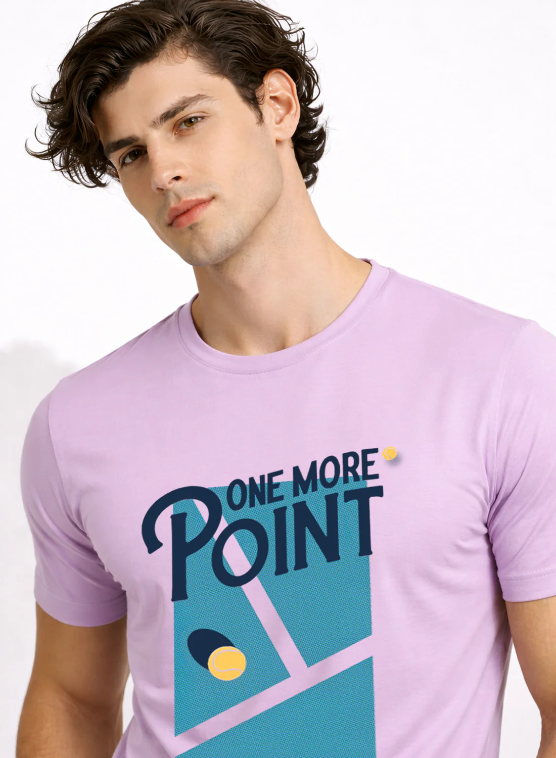 Men Tennis Printed T-Shirt - Image 4