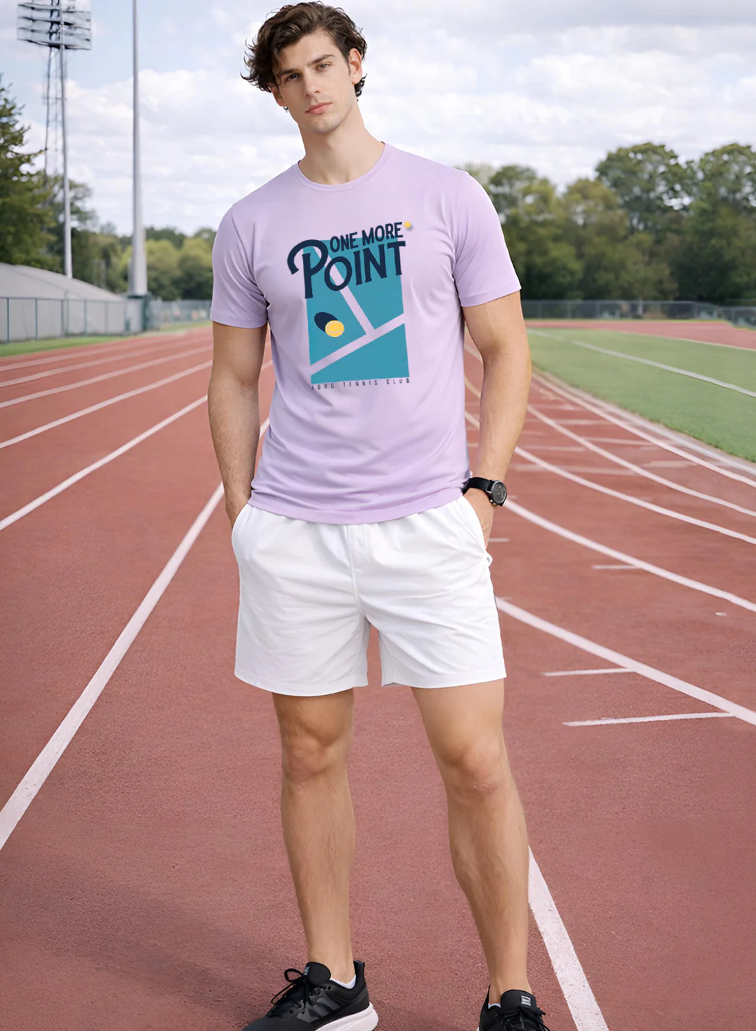 Men Tennis Printed T-Shirt - Image 5