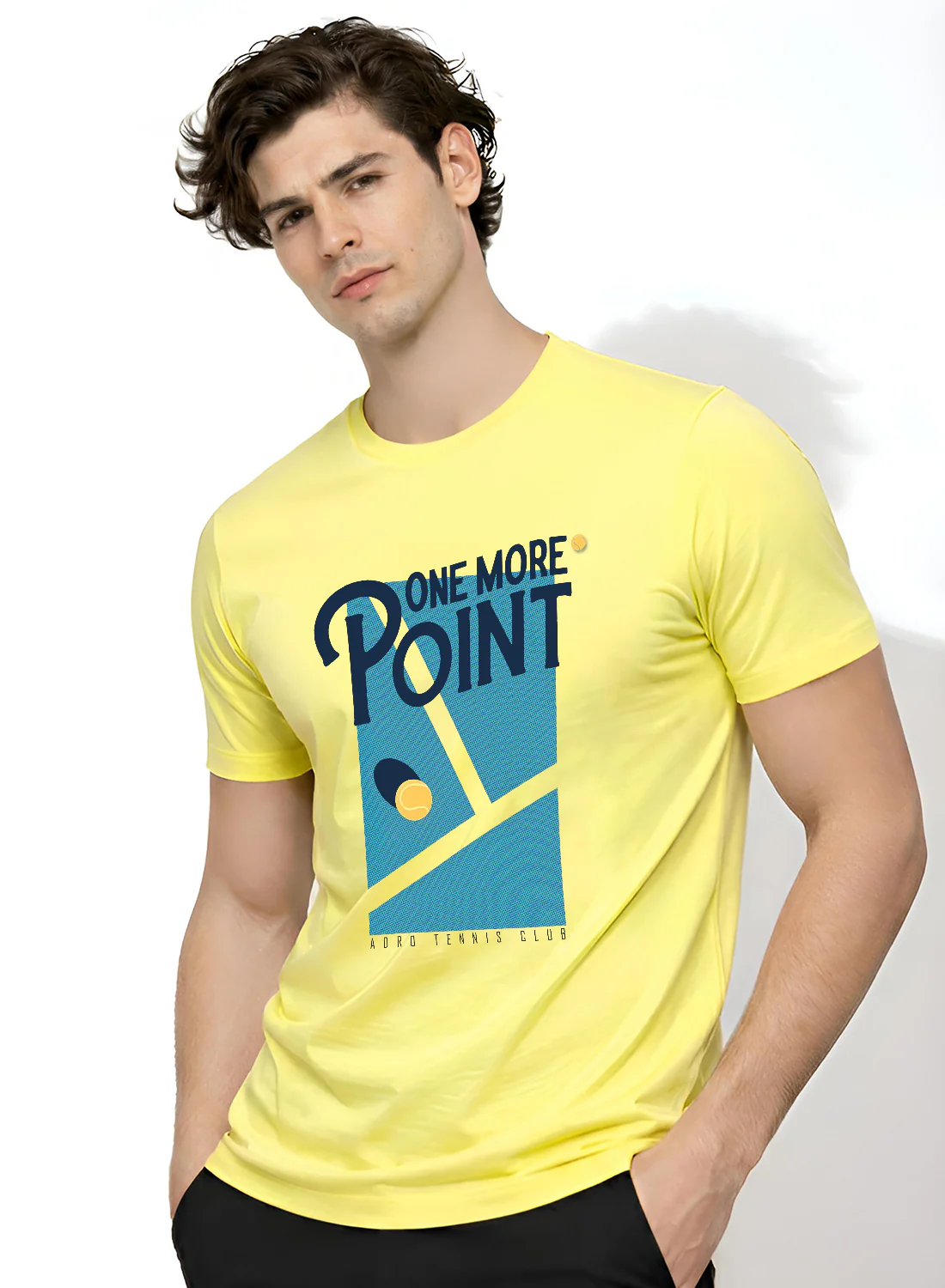 Men Tennis Printed T-Shirt - Image 3