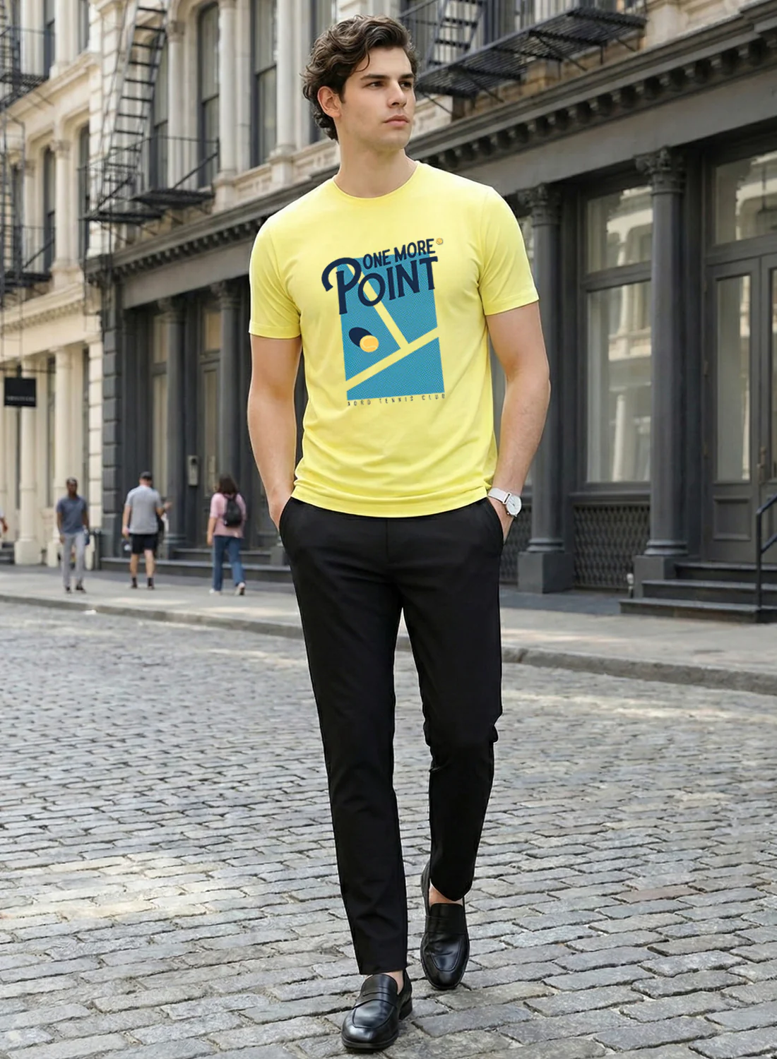 Men Tennis Printed T-Shirt - Image 5