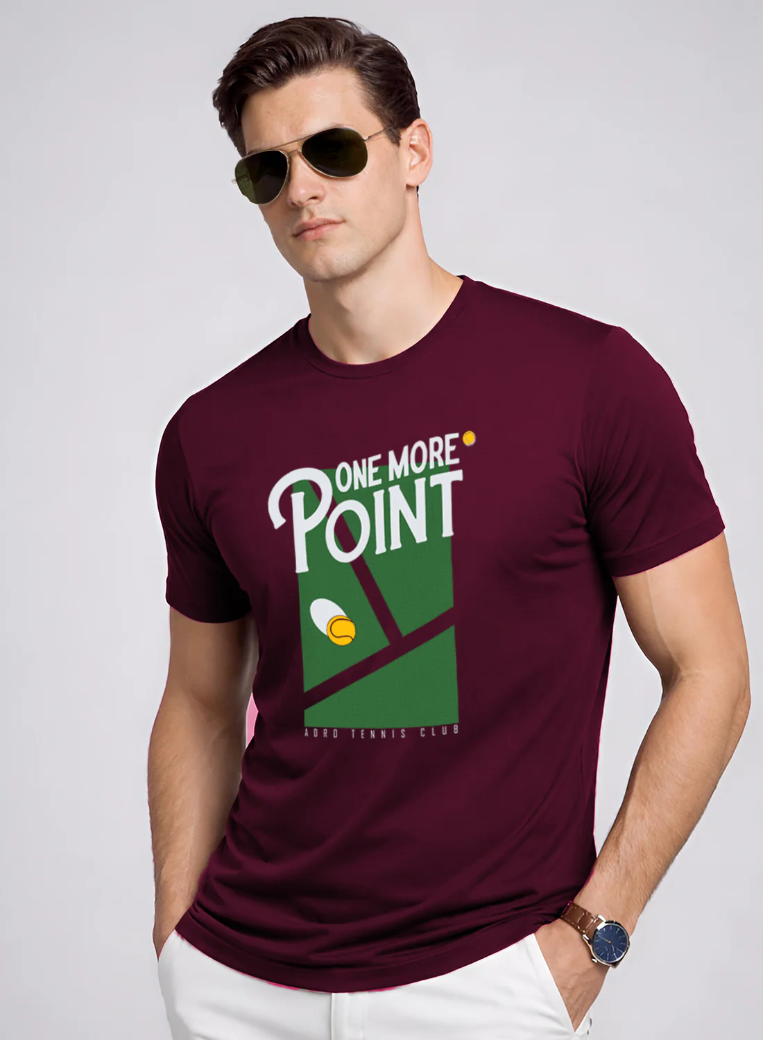 Men Tennis Printed T-Shirt - Image 3