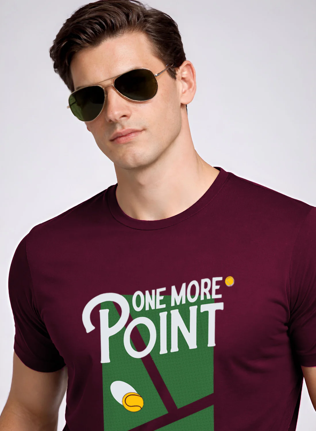 Men Tennis Printed T-Shirt - Image 4