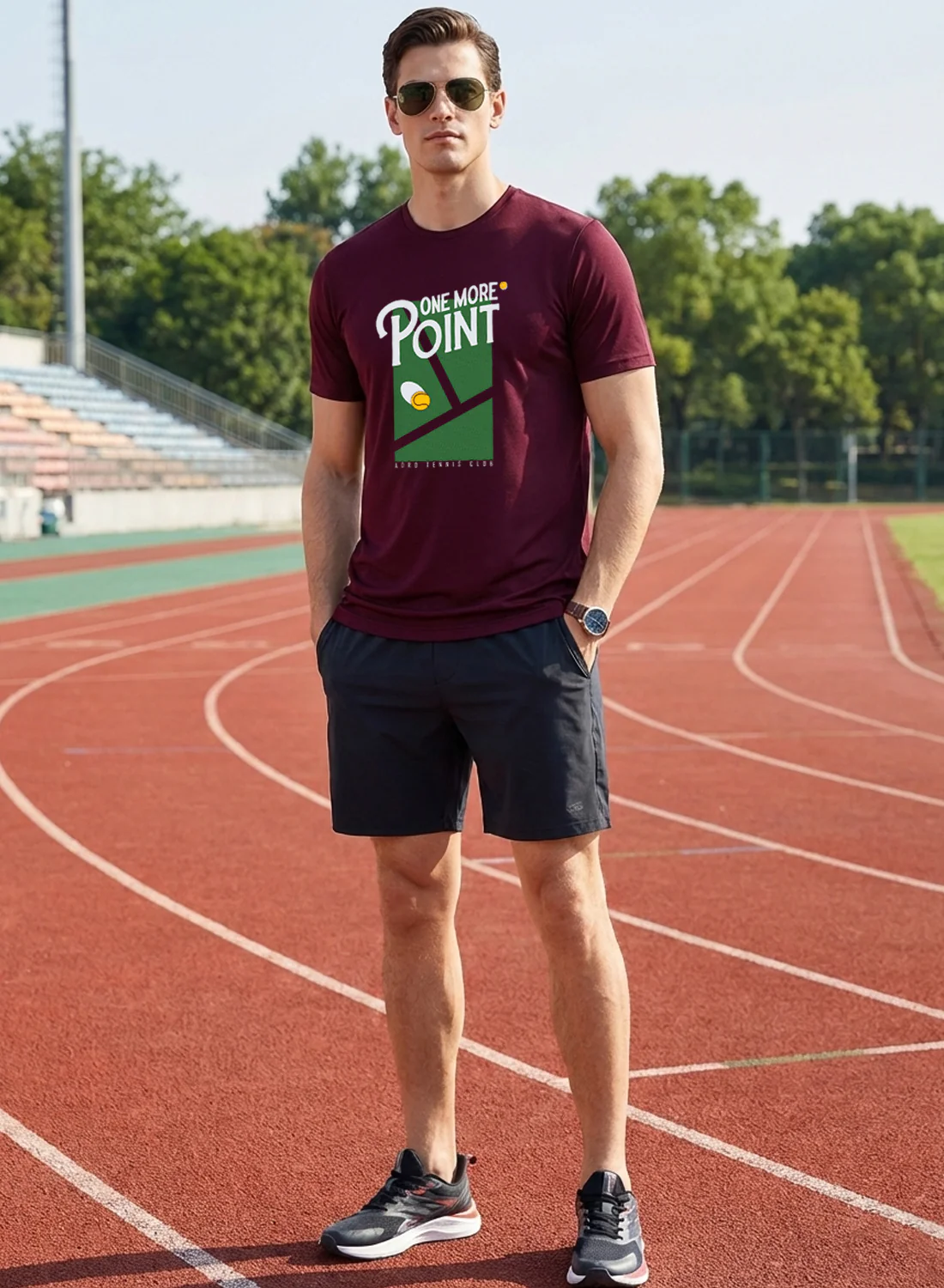 Men Tennis Printed T-Shirt - Image 5