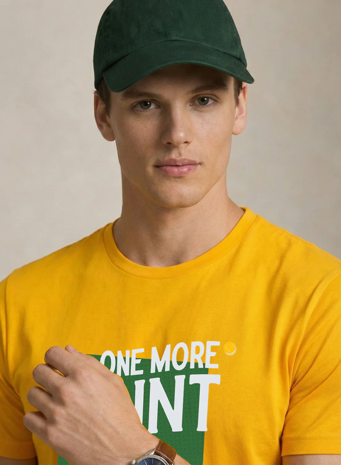 Men Tennis Printed T-Shirt - Image 4