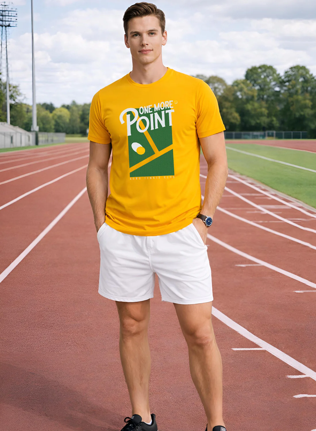 Men Tennis Printed T-Shirt - Image 5