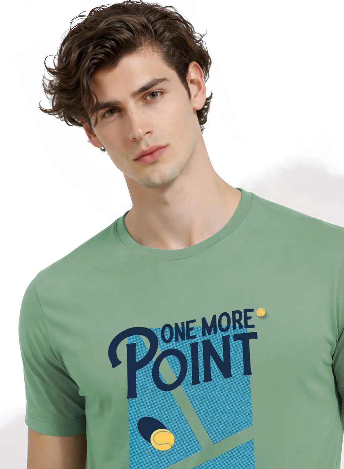 Men Tennis Printed T-Shirt - Image 4