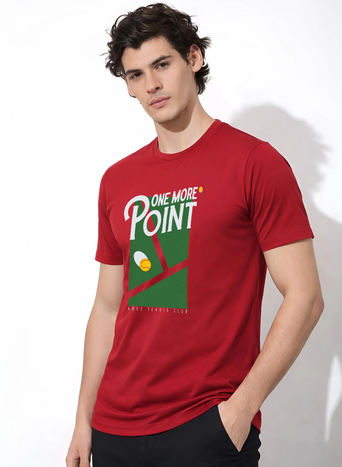 Men Tennis Printed T-Shirt - Image 3