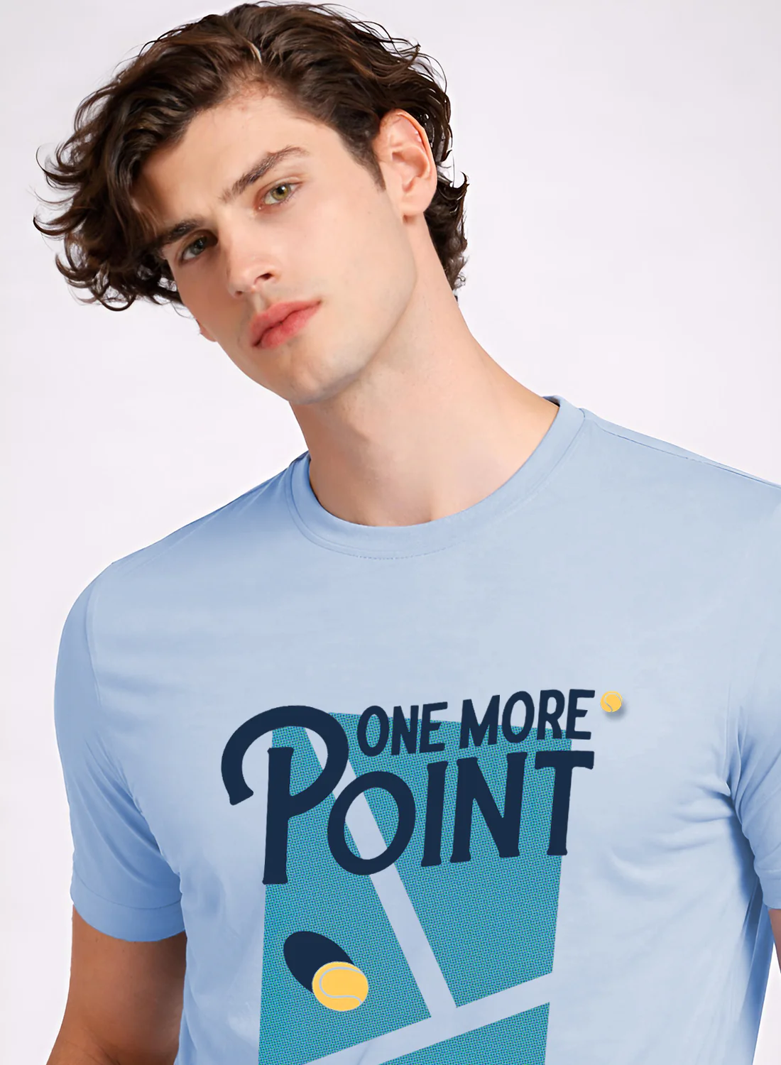 Men Tennis Printed T-Shirt - Image 4