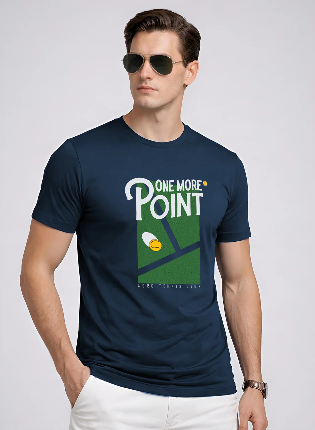 Men Tennis Printed T-Shirt - Image 3