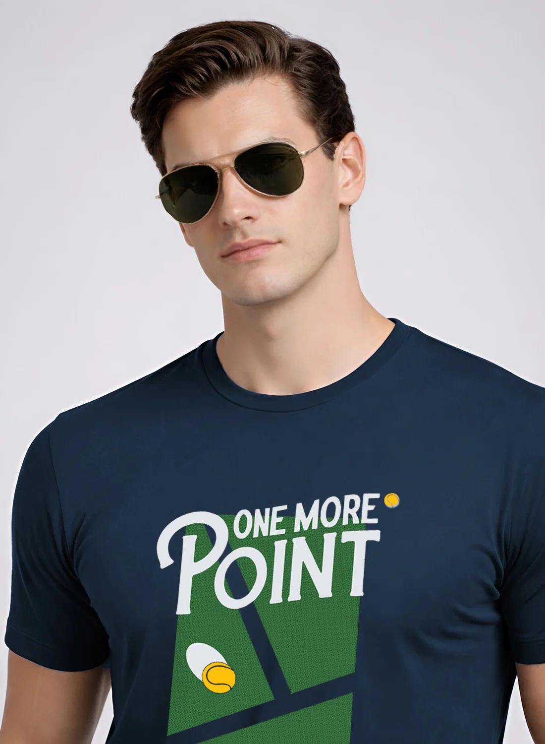 Men Tennis Printed T-Shirt - Image 4