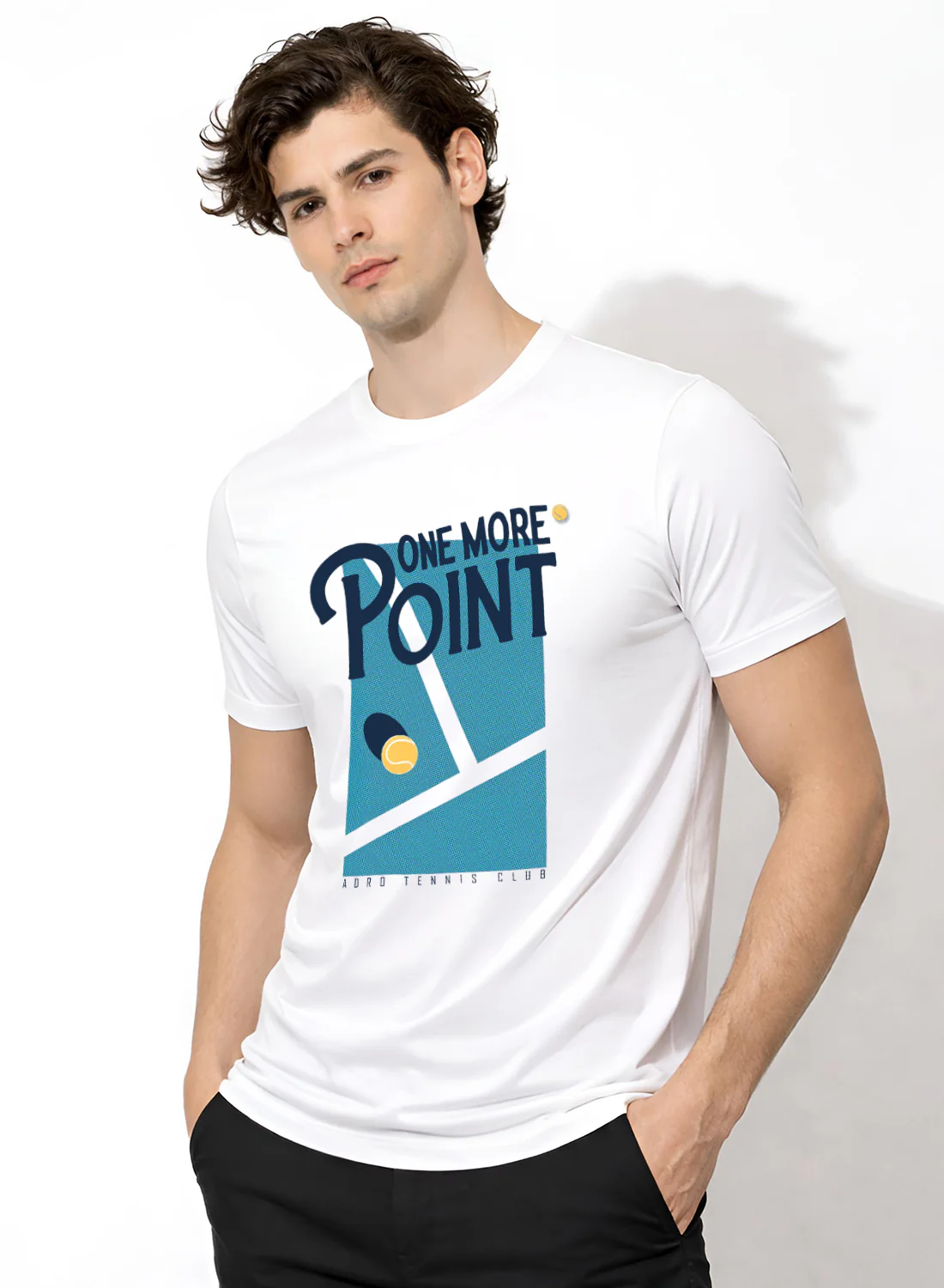 Men Tennis Printed T-Shirt - Image 3